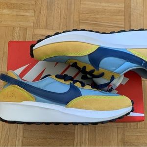 Size 11 - Nike Waffle One Blue Sanded Gold